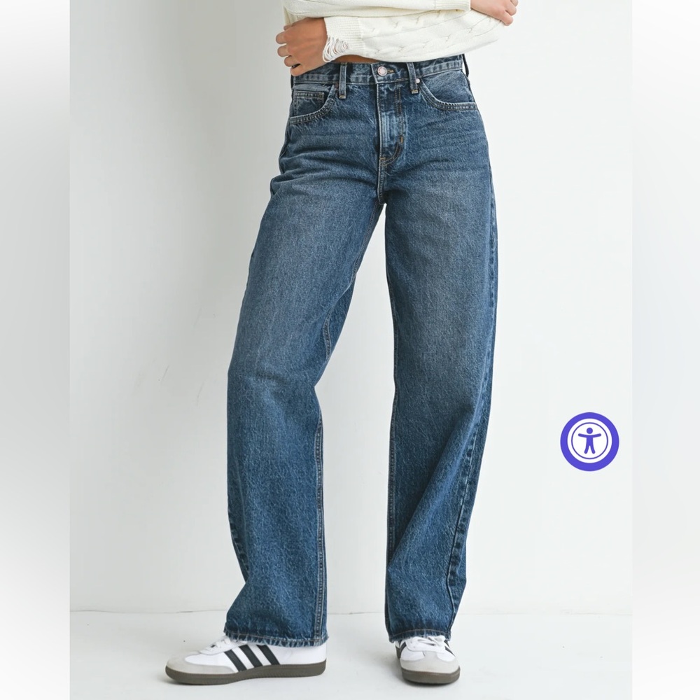 Just Black Relaxed Fit Blue Jeans